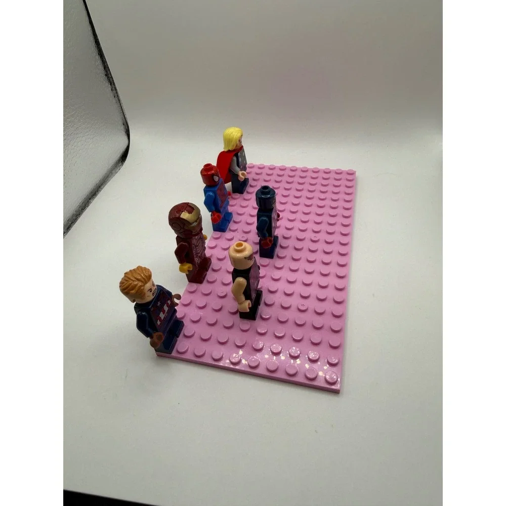 Marvel Avengers Minifigures Lot 6pc Iron Man Captain America Spider-Man Thor T-7